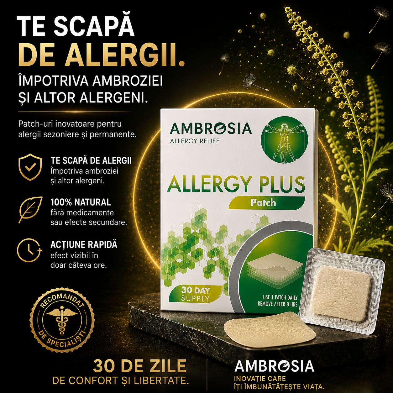 Plasturii Allergy Plus